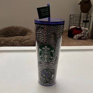 Glow in the dark Halloween Starbucks tumbler